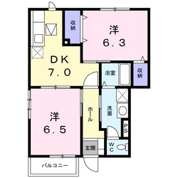 サニーコートの物件間取画像